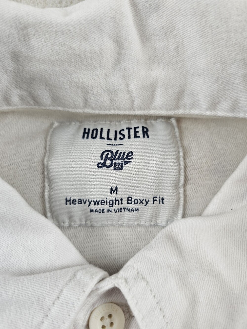 Hollister x Blue 84 UT Texas Longhorns Rugby Shirt Mens Medium Heavyweight - Picture 3 of 10